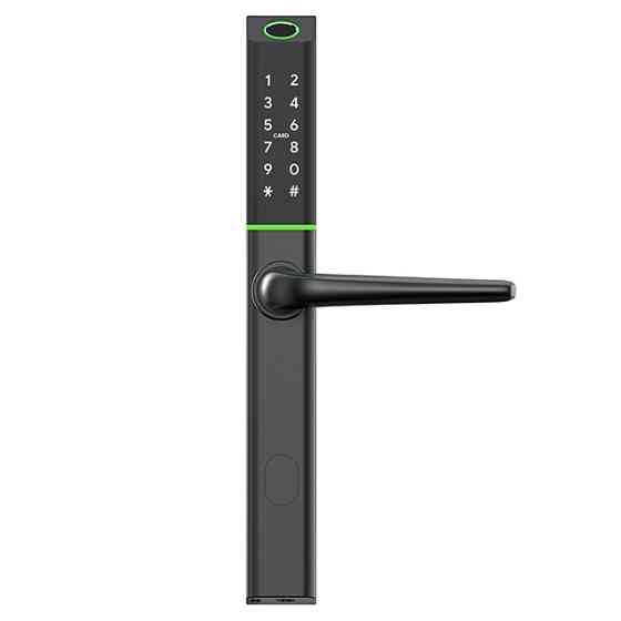 Розумний дверний біометричний замок SEVEN LOCK SL-7763BF black Київ