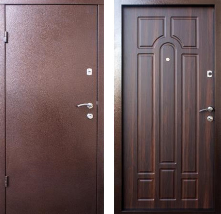 Форт-М Двері вулична модель Класик серія "Стандарт Металл МДФ" колір Мідь Антік Київ - фото 1