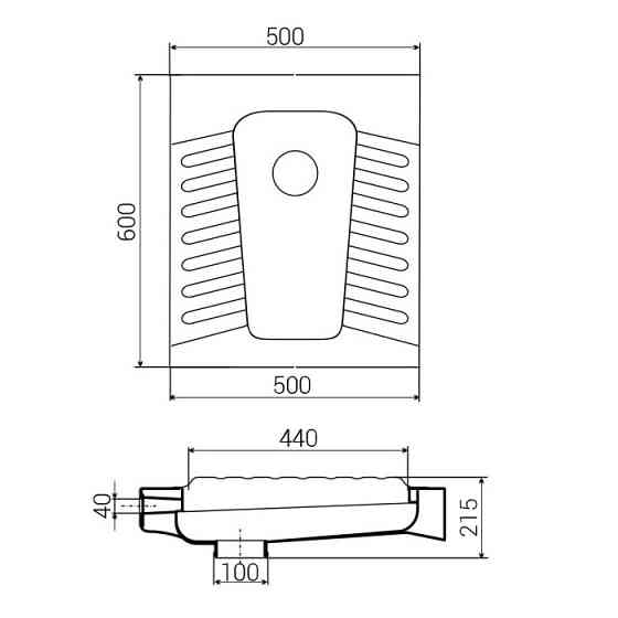 Чаша Генуя 50х60 EUROSER (Турция) (000027511) Киев
