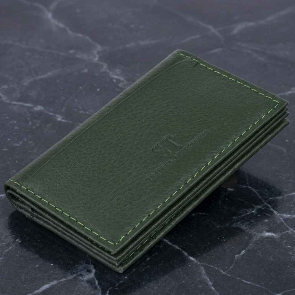 Візитниця-книжка ST Leather 19215 Зелена Київ - фото 11