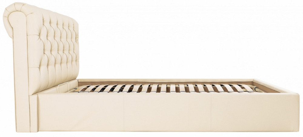 Кровать Двуспальная London Comfort 160 х 200 см Fly 2207 С подъемным механизмом и нишей для белья Бежевый Киев - изображение 11