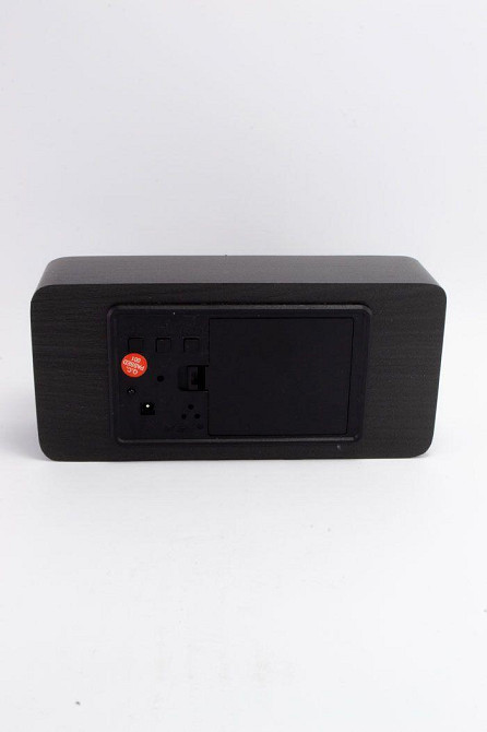 Настільний годинник від мережі +батарейка із зеленою підсвіткою, датою, температур ART-862S-4 (80) Одеса - фото 3