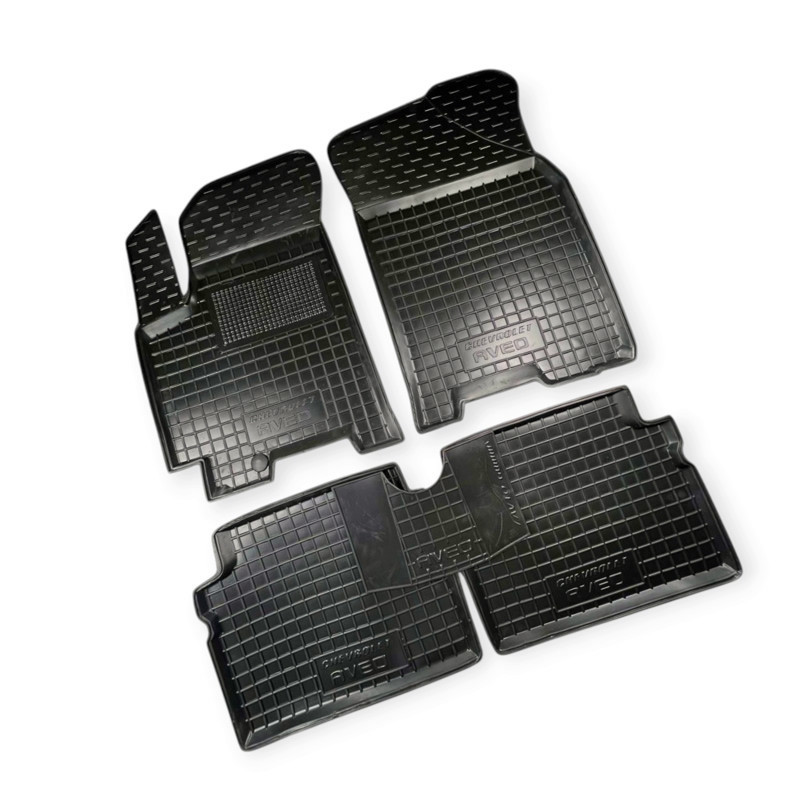 Коврики Шевроле aveo, lacetti, vida, gentra борт 2,5см, с перемычкой салона Мукачево - изображение 1