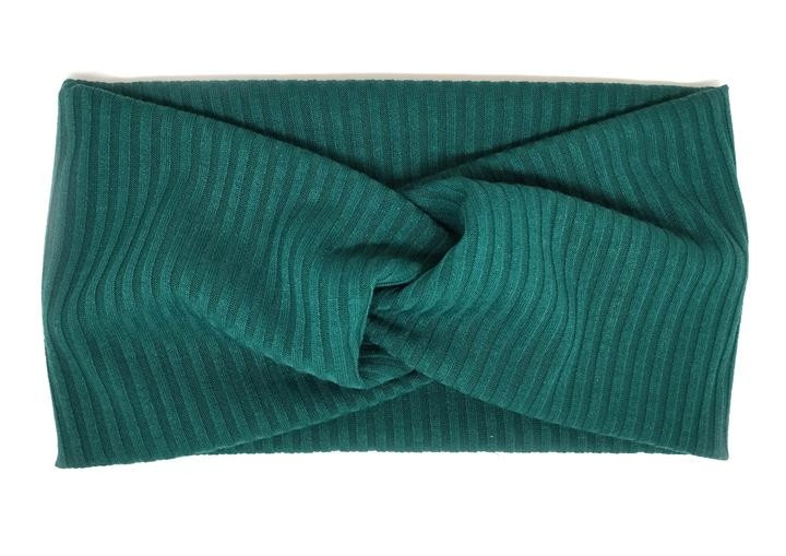 Пов'язка на голову темно-зелена Київ - фото 1