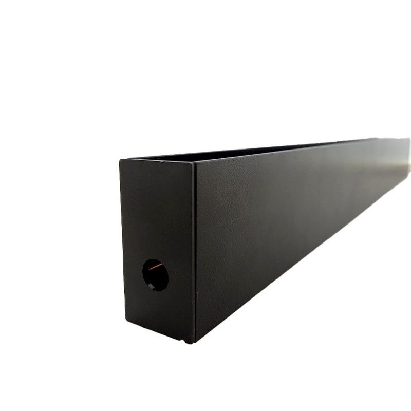 Трекова магнітна рейка накладна 1 м , чорний Дніпро - фото 2