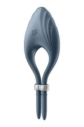 Ерекційне віброкільце-ласо Satisfyer Duelist Dark Blue, 10 режимів, потужний мотор Sex Aura Київ