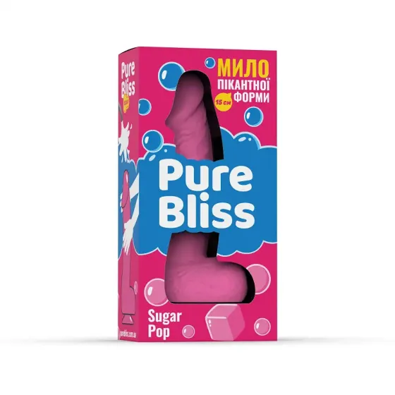 Ароматне мило пікантної форми Pure Bliss Pink Sugar Pop (Жуйка) 15 см Львів