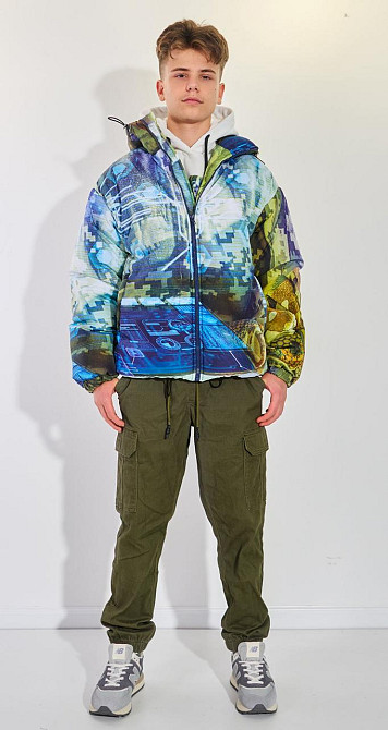 Куртка з принтом (164 см) Київ - фото 7
