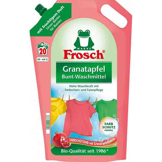 ФРОШ ГЕЛЬ ДЛЯ СТИРКИ ГРАНАТ FROSCH, 1,8 Л. (ГЕРМАНИЯ) Львов