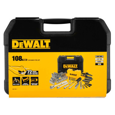 Набор инструментов DeWALT 1/4" и 3/8", 108 шт. (DWMT73801-1) Винница - изображение 3