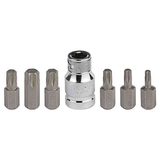 Набір біт TORX 10 мм 7 шт S2 (пласт кейс) ULTRA (4016902) Київ