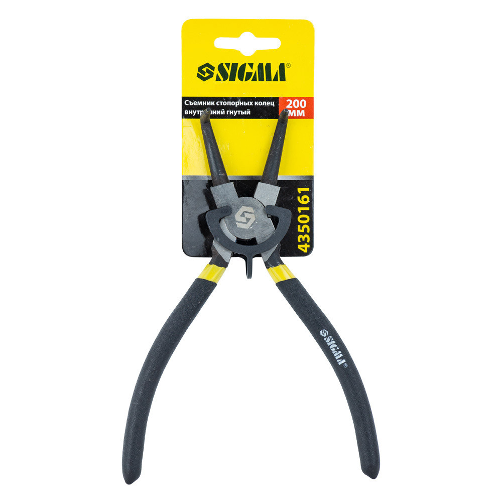 Sigma Съемник стопорных колец 200мм (внутренние гнутые) SIGMA (4350161) Коломия - фото 4