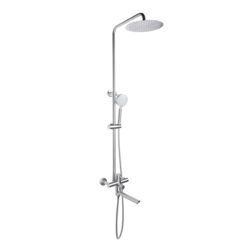 Душова система із виливом Lidz Aria 1033 на три споживачі (k35) LDARI1033NKS46109 сатин Київ - фото 1