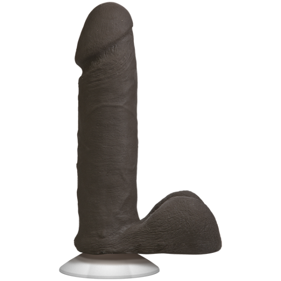 Фаллоимитатор Doc Johnson The Realistic Cock 6 inch Black - ULTRASKYN, Vac-U-Lock, диаметр 4,3см Sex Aura Киев
