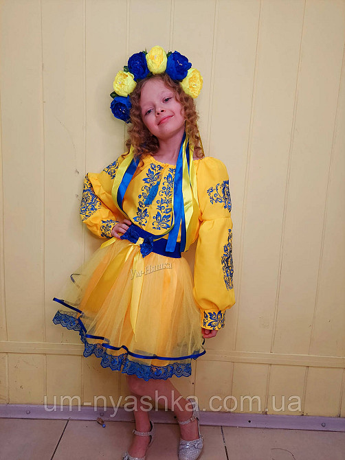 Дитяча вишиванка Троянда на жовтому Кривий Ріг - фото 12