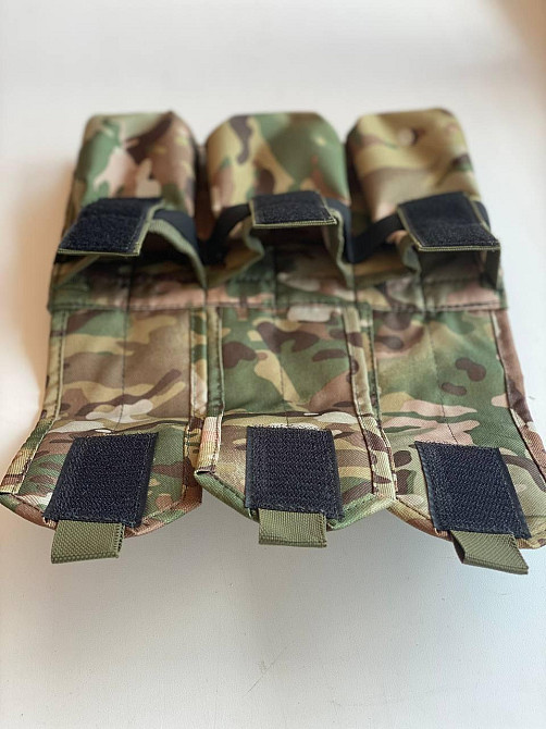 Подсумки для Магазинов АК Тройной на 3 Магазина Закрытые Мультикам Одесса - изображение 2