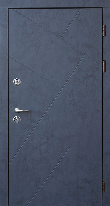 Входные двери Форт-М Трио-Авалон бетон антрацит Киев - изображение 1