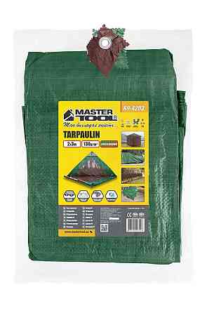 MASTERTOOL Тент MASTERTOOL GREEN/BROWN 2х3 м двосторонній 130 г/м² 89-4203 Коломия