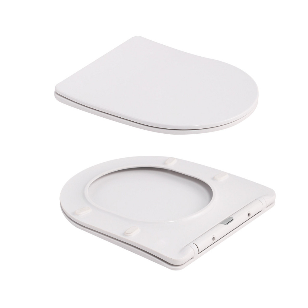 Унітаз підвісний Robin Ultra Quiet 490×365×325 мм, Marble, із сидінням Slim Duroplast / Soft-close / Quick Release QT13332381ASMR Київ - фото 8
