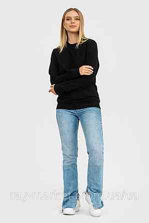 Світшот полегшений RAY BASIC жіночий чорний (U0302W-Black) XL Київ