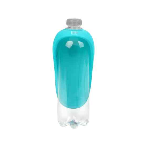 Поїлка-насадка на пляшку WAUDOG Silicone, 165х90 мм блакитний Київ