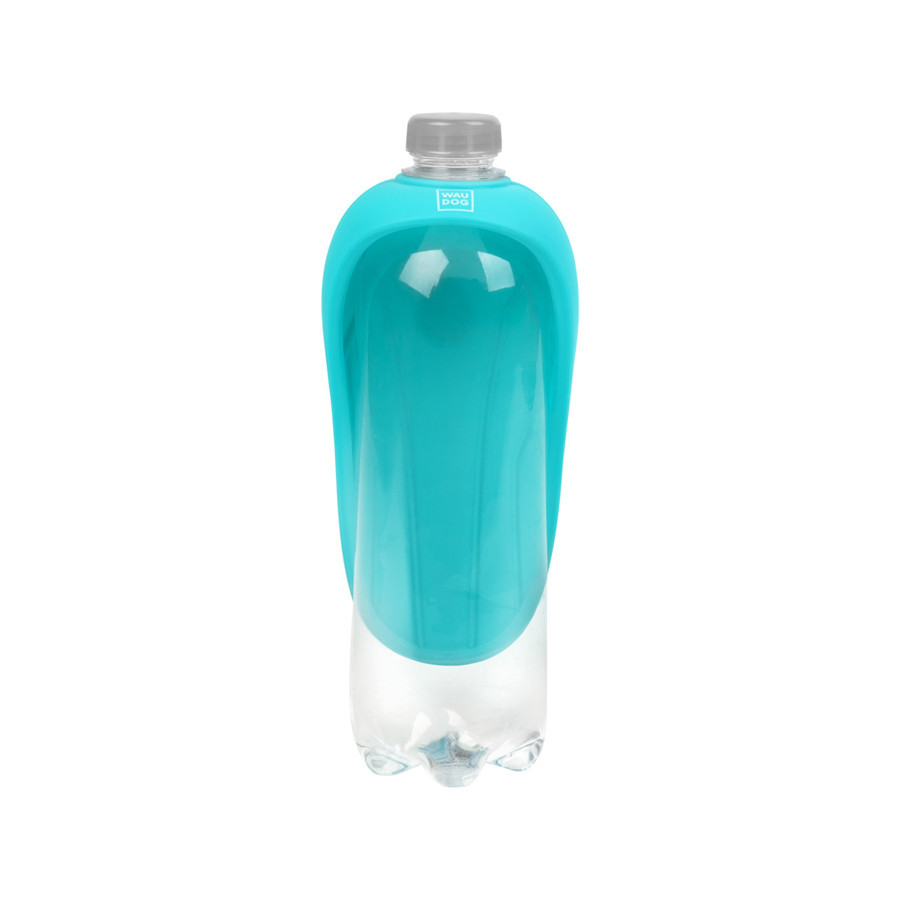 Поилка-насадка на бутылку WAUDOG Silicone, 165х90 мм голубой Киев - изображение 4