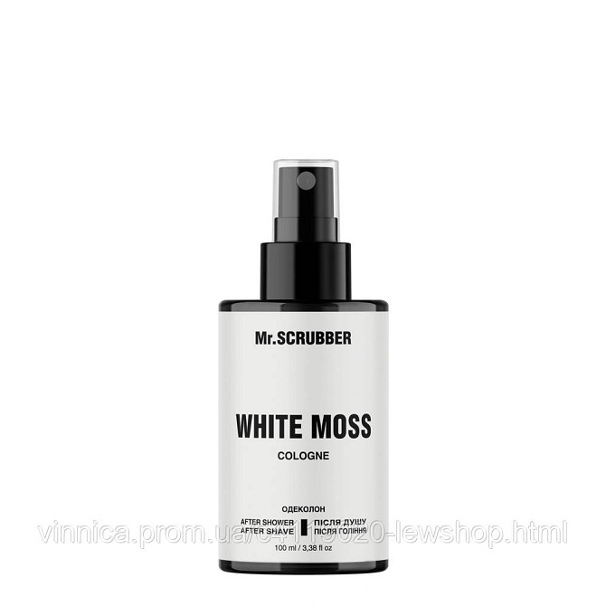Одеколон після душу і гоління White Moss Mr.SCRUBBER 100 мл Чернівці - фото 1