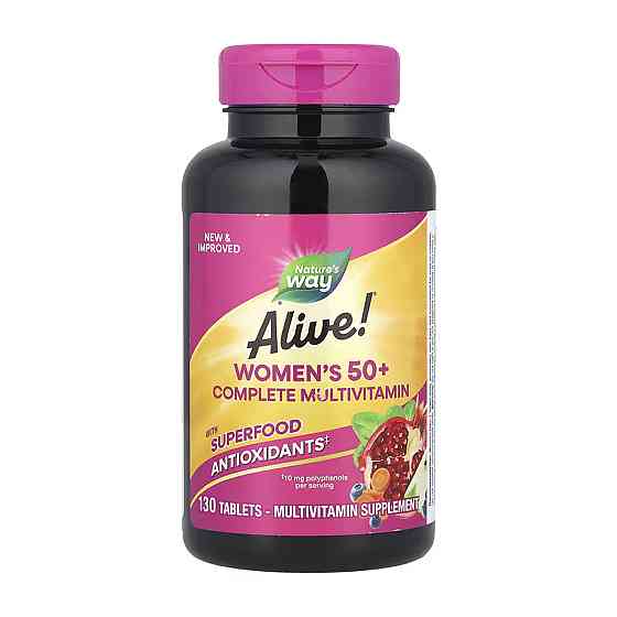 Вітаміни Nature's Way Alive!® Women's 50 Plus - 130 tabs Луцьк
