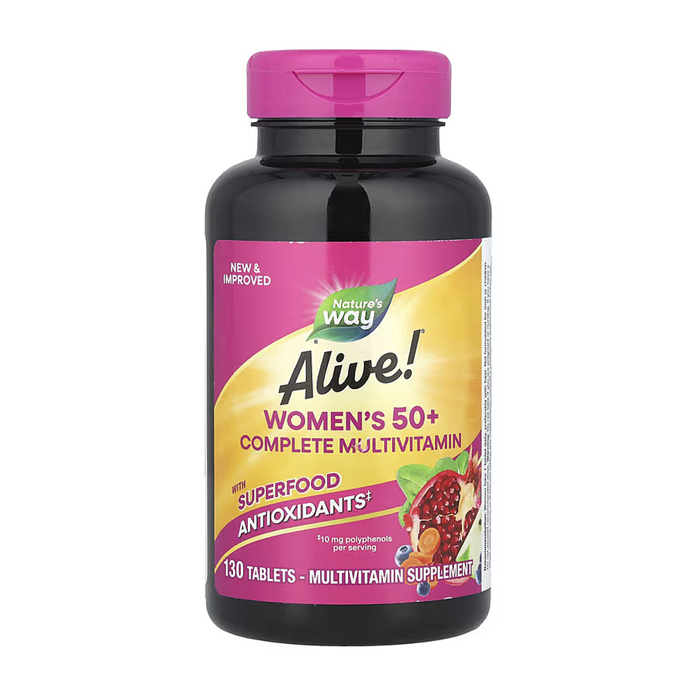 Витамины Nature's Way Alive!® Women's 50 Plus - 130 tabs Луцк - изображение 1