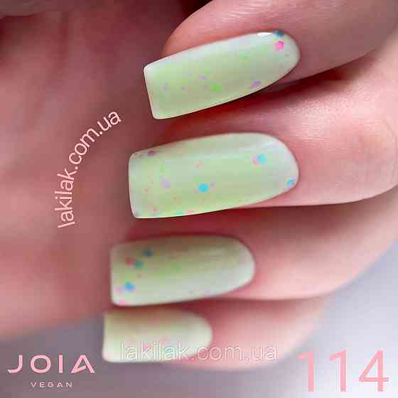 Гель-лак JOIA vegan 114, Lemon juice, yellow, 6 мл Херсон