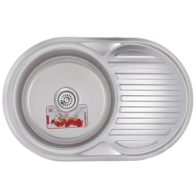 Майка кухонна Zerix Z7750-06-180MD (micro decor) (ZS0564) Київ - фото 1