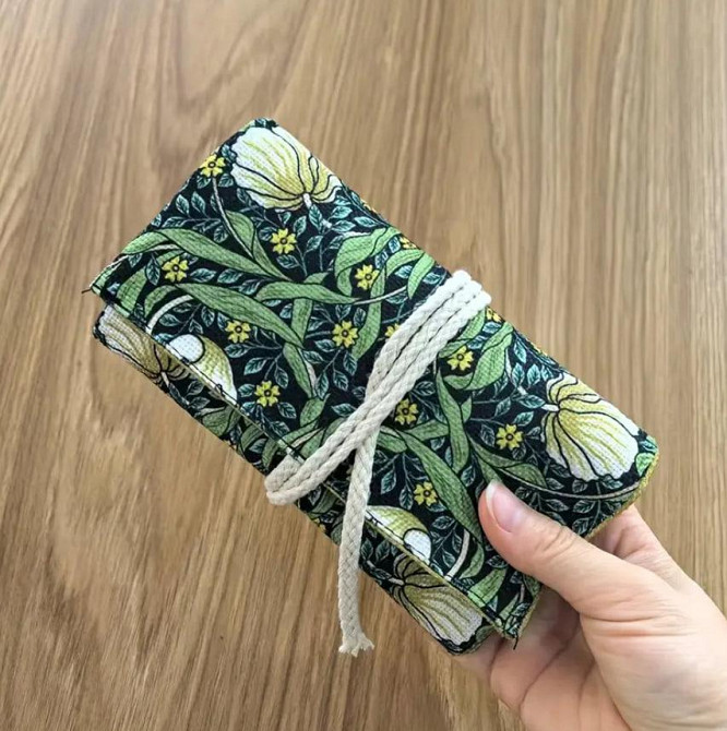 Сумка для зберігання карт Таро з квітковим узором, чохол для карток Таро 38*17 см. Київ - фото 2