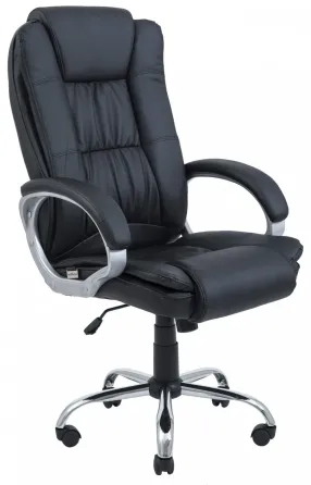 Офісне Крісло Керівника Richman California Хром М2 AnyFix Чорний Київ