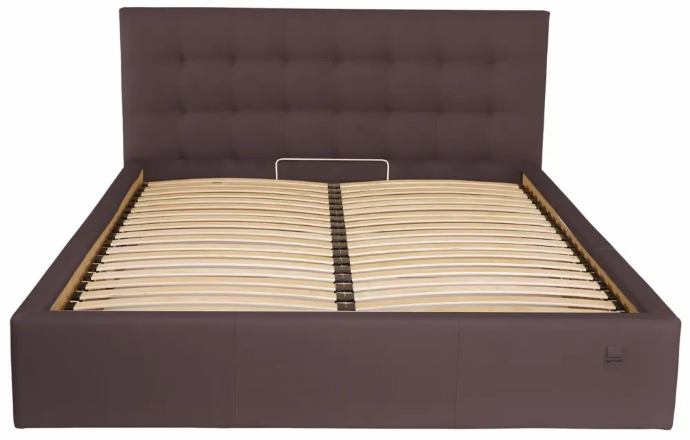 Кровать Chester Comfort 120 х 200 см Fly 2231 С подъемным механизмом и нишей для белья Темно-коричневый Днепр - изображение 16