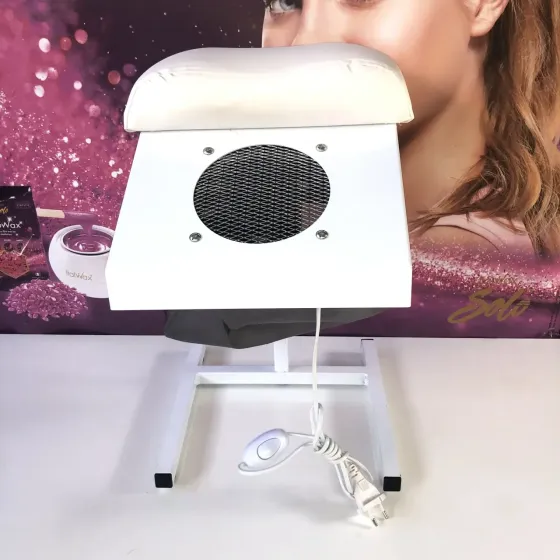 Вытяжка для педикюра с подставкой мощностью 100 Вт. Белая Киев