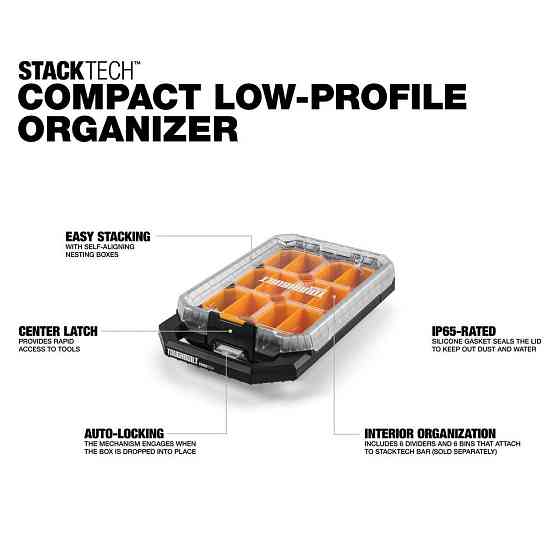 Ящик органайзер низький TOUGHBUILT TB-B1-O-10C Одеса