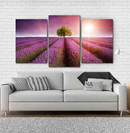 Модульна картина Природа Лаванда Art-48_3 Київ