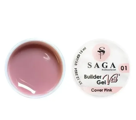 Гель для наращивания Saga Veil Gel 01 Киев