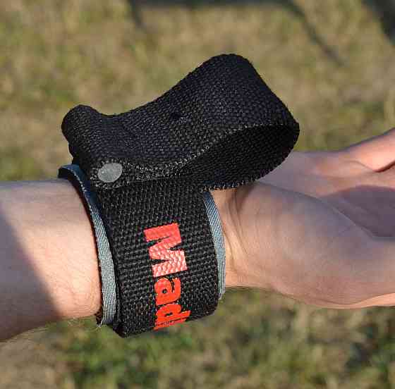 Лямки для тяги MadMax MFA-332 PWR Straps+ Black/Grey/Red Київ