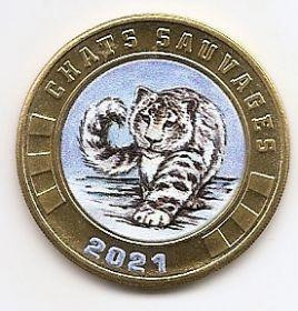 Фентезі - Tromelin - 3 франка 2021 / UNC Снежный барс Полтава - изображение 1