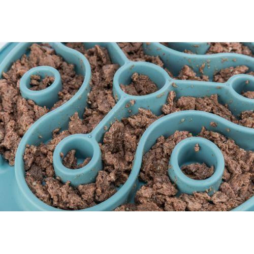 Коврик Trixie Медленное кормление для собак, термопластиная резина, d-28 см (голубой) Винница - изображение 6