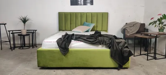 Кровать Двуспальная Arabela Comfort 180 x 190 см Simple С подъемным механизмом и нишей для белья Зеленый Киев