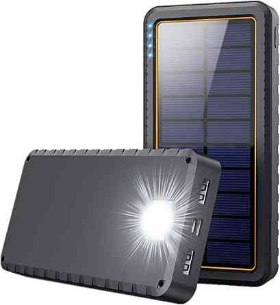 Портативная батарея Solar Power Bank 26800mAh HX160S6 Солнечное зарядное устройство Винница