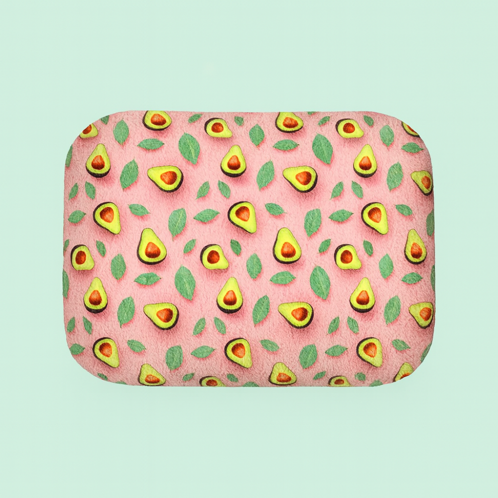 Лежанка для собак WAUDOG Relax, малюнок "Авокадо на рожевому", S, Ш 34 см, Д 45 см, В 17 см Київ - фото 3