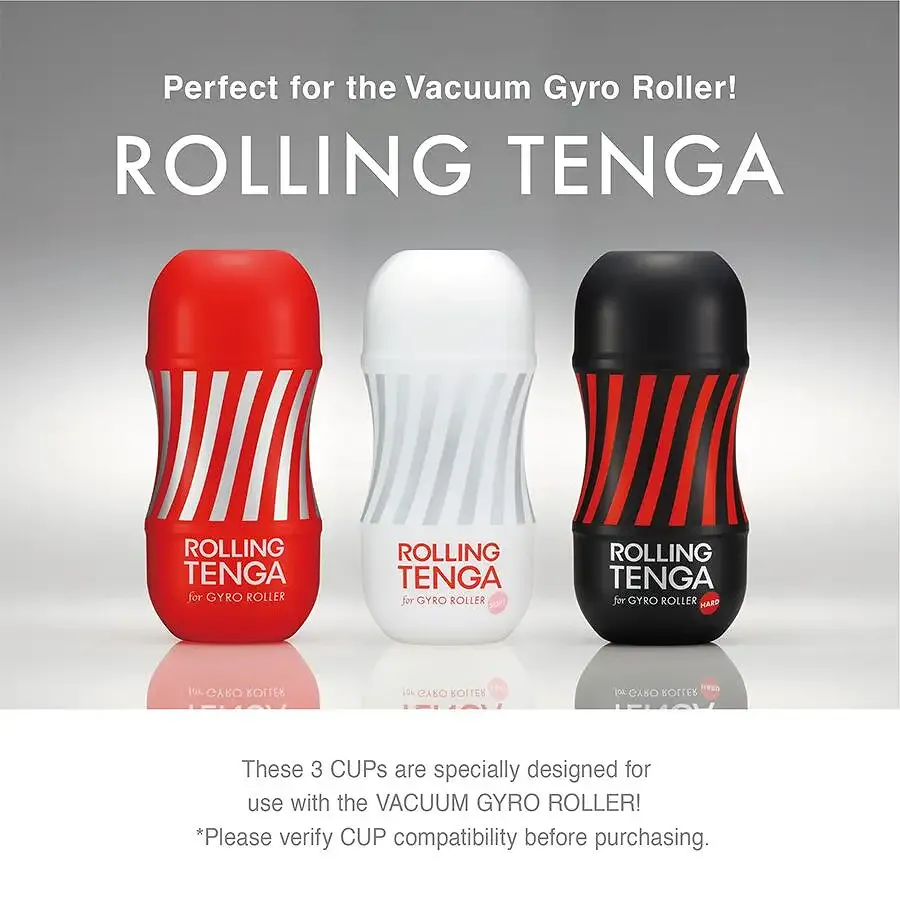 Автоматический мастурбатор Tenga VACUUM GYRO ROLLER SET, ротация и вакуум, совместим с Tenga Cup Львов - изображение 7