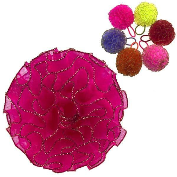 Бант для волос на резинке цветной 10 шт Киев - изображение 1