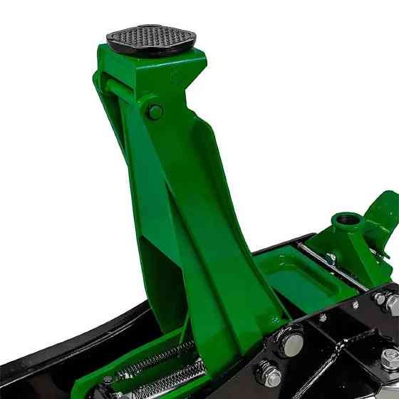 Домкрат підкатний 5 т (95-560 мм) низькопрофільний двопоршневий з гумовою накладкою ROCKFORCE RF-TR50001 MST Одеса