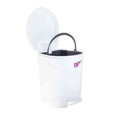 Контейнер для сміття Irak Plastik Bella №2 з педаллю білий 19 л (4561) Вінниця