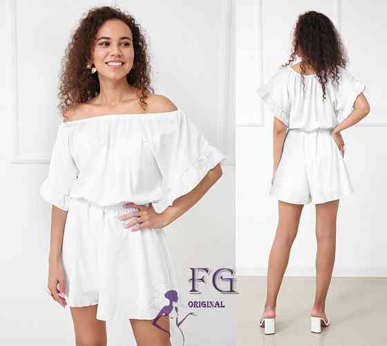 Женский летний комбинезон с шортами 