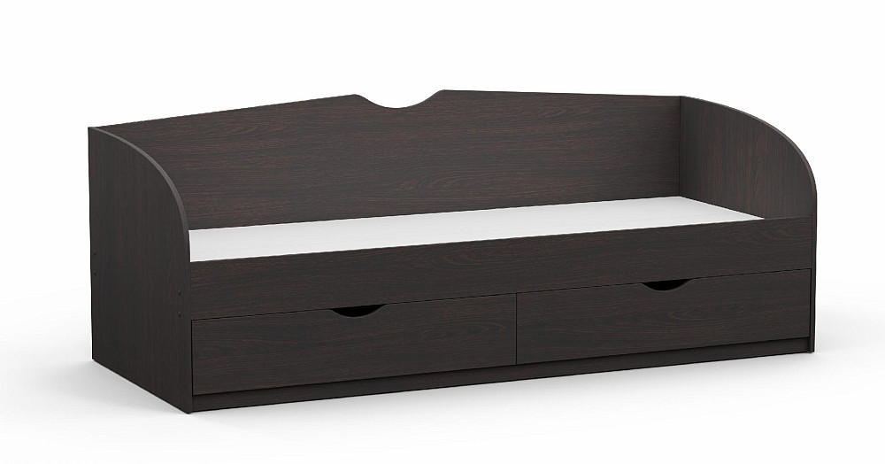 Кровать односпальная L-6, Венге Магия, 2030х834х766 Львов - изображение 1